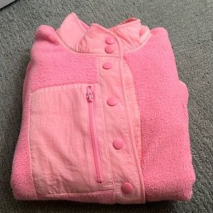 Pink Sherpa Fleece jacket